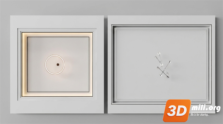 Ceiling Decoration Skp Files